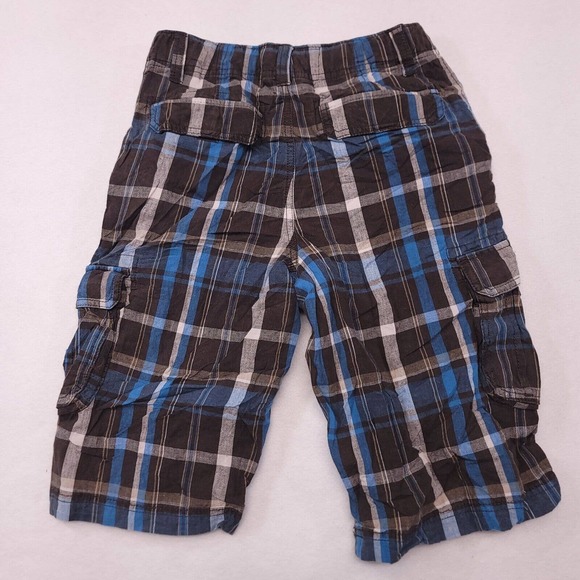 Urban Pipeline Medium Wash Button Zip Cargo Shorts Youth Boys Size 14 Blue - Picture 8 of 8